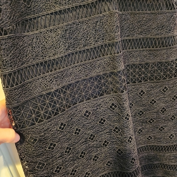 Zara Woman Lace Crochet Guipuire Dress Size Small - Picture 3 of 9